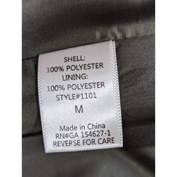 Joh Women's Olive Green Velveteen Double Breasted Buttons Blazer Jacket Medium - Picture 5 of 8